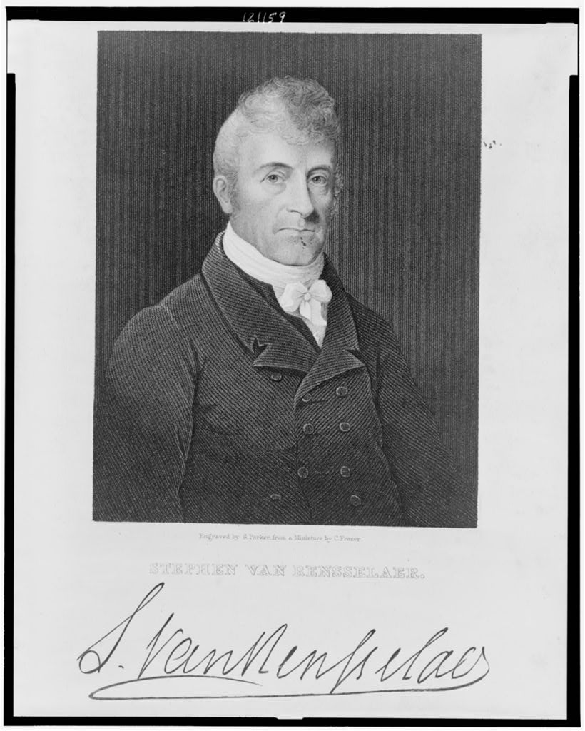 A portrait of Stephen van Rennselaer